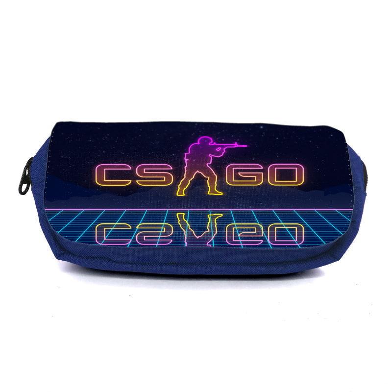 Пенал школьный Контр Забастовка CSGO-0032 Синий (1442383537)