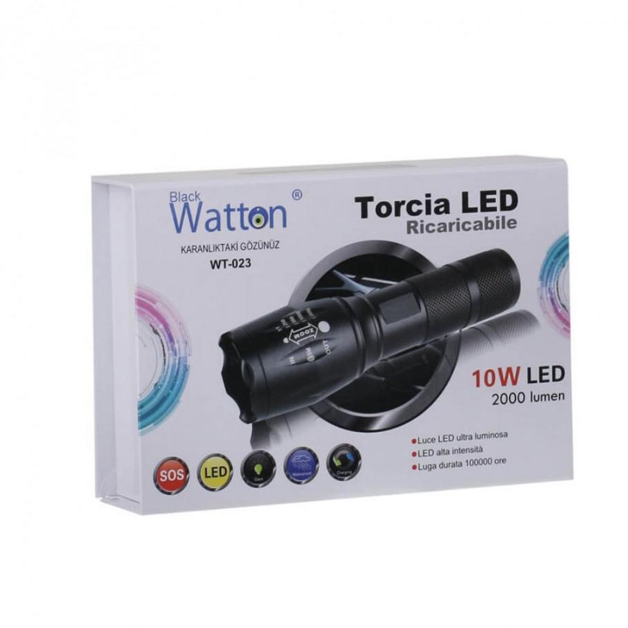 Ліхтарик мисливський акумуляторний Watton WT-023 TX6 2000 Lm 10W - фото 7