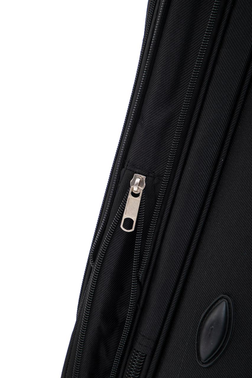 Чемодан Bonro Tourist 4 колеса невеликий Чорний (2199) - фото 5