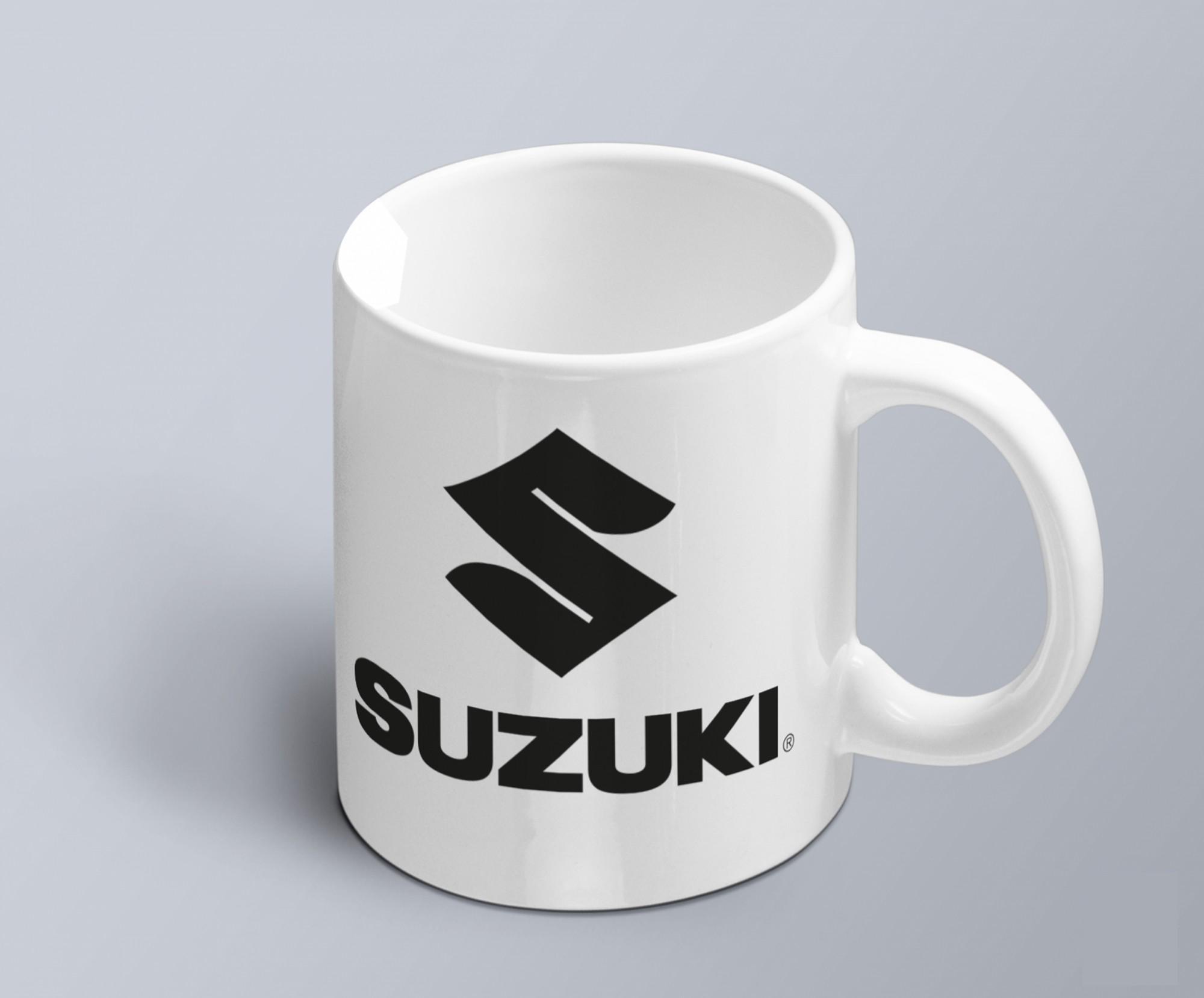 Чашка с принтом авто логотип Suzuki (02010102019) Чашка с принтом авто логотип Suzuki (02010102019)