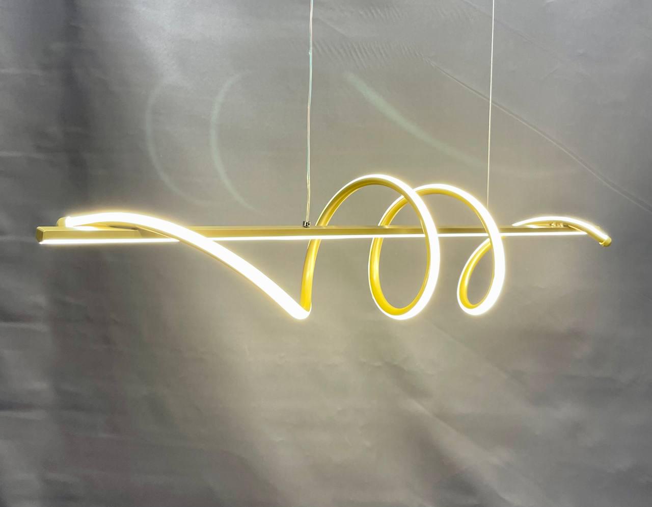 Люстра светодиодная удлиненная Zilini ER036/1000 100W Золотой (23917583) - фото 5 Люстра светодиодная удлиненная Zilini ER036/1000 100W Золотой (23917583) - фото 5