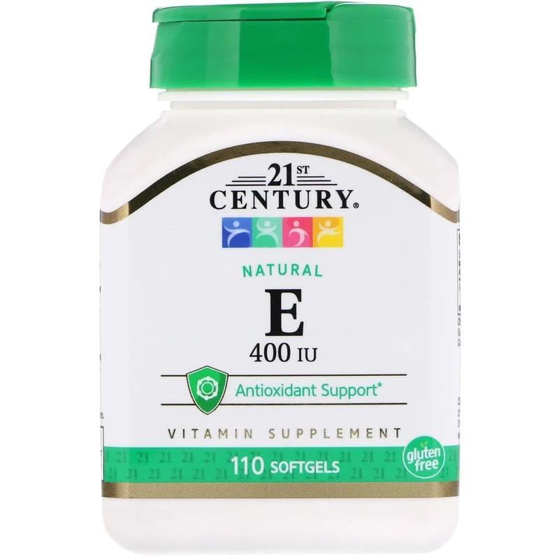 Витамины 21st Century Natural Vitamin E 268 мг 400 IU 110 капсул