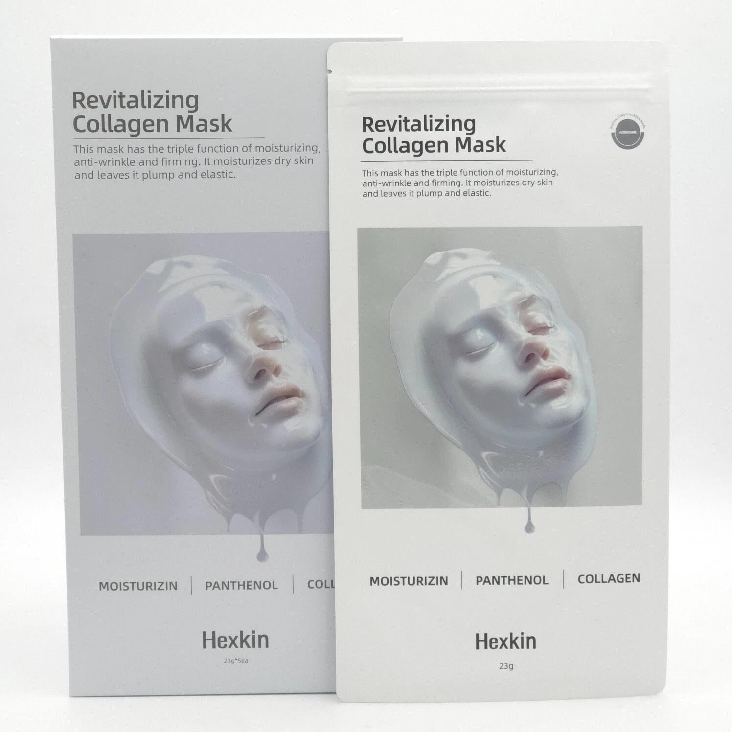 Маска для лица HEXKIN омолаживающая/океаническое увлажнение 5 шт. 23 г