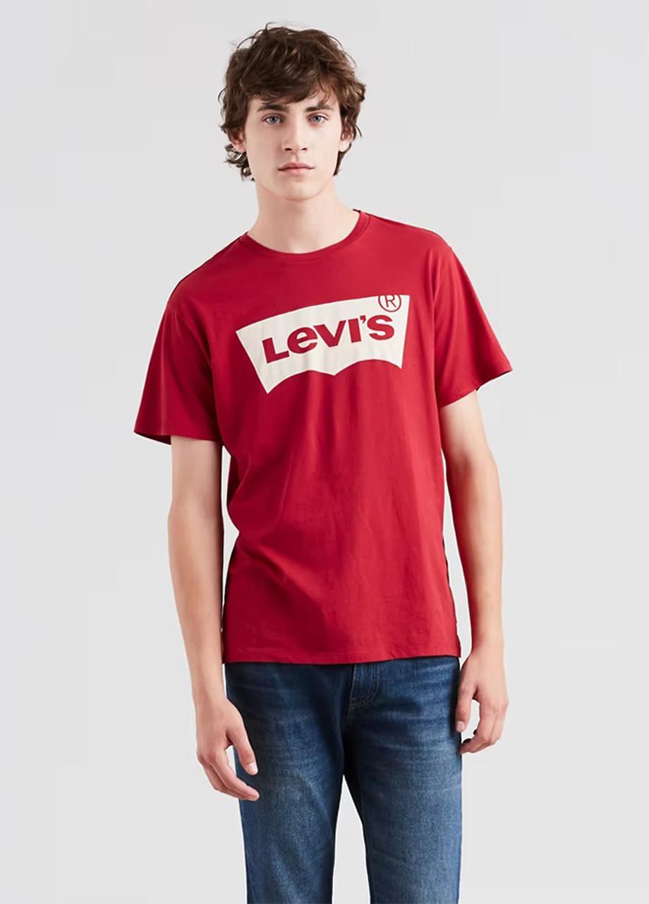 Футболка хлопковая мужская Levi's GRAPHIC SET-IN XL Красный (2424845900)