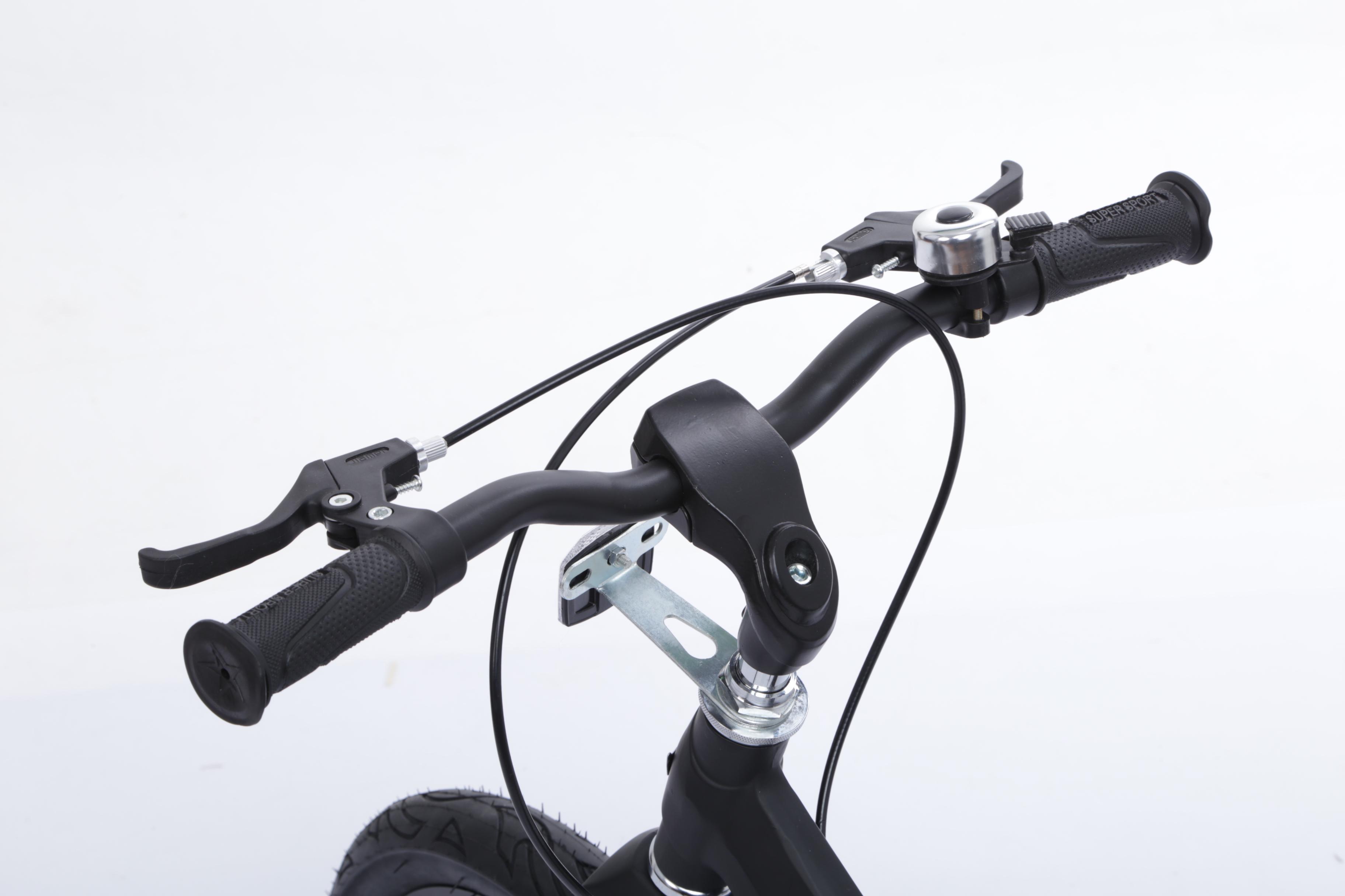 Магнієвий дитячий велосипед LUMAR 18'' Чорний матовий (1802) - фото 10