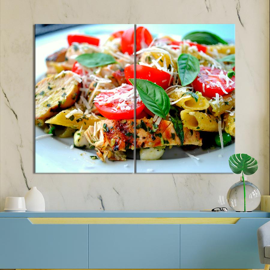 Настенний декор Паста с мясом курицы и песто 71x51 см (A473-2)