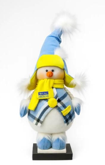 Сніговик новорічний 45x20 см (0411.046)