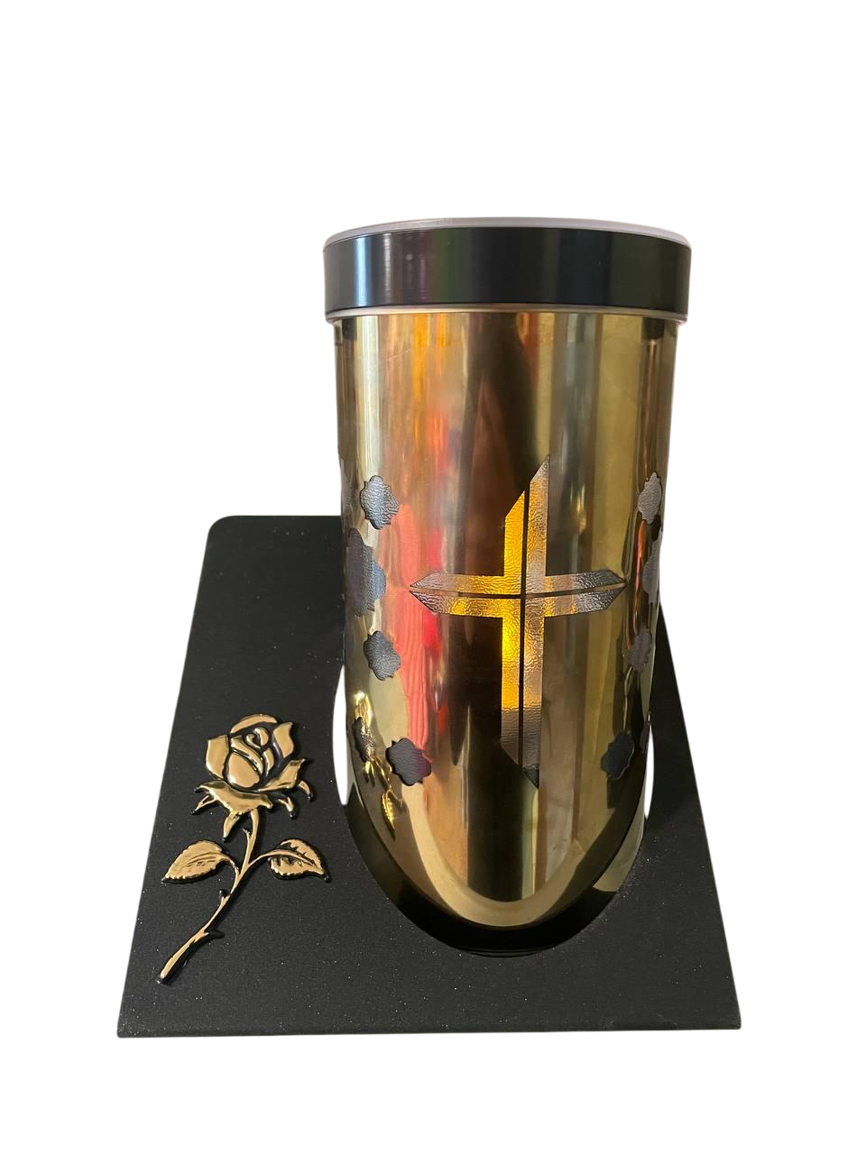 Лампадка с функцией вазы на солнечной батарее с подставкой металлическая (1221) - фото 1 Лампадка с функцией вазы на солнечной батарее с подставкой металлическая (1221) - фото 1