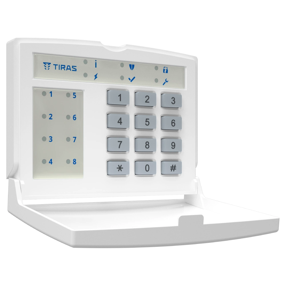 Клавіатура TIRAS K-LED8 (99-00005550) - фото 3 Клавіатура TIRAS K-LED8 (99-00005550) - фото 3