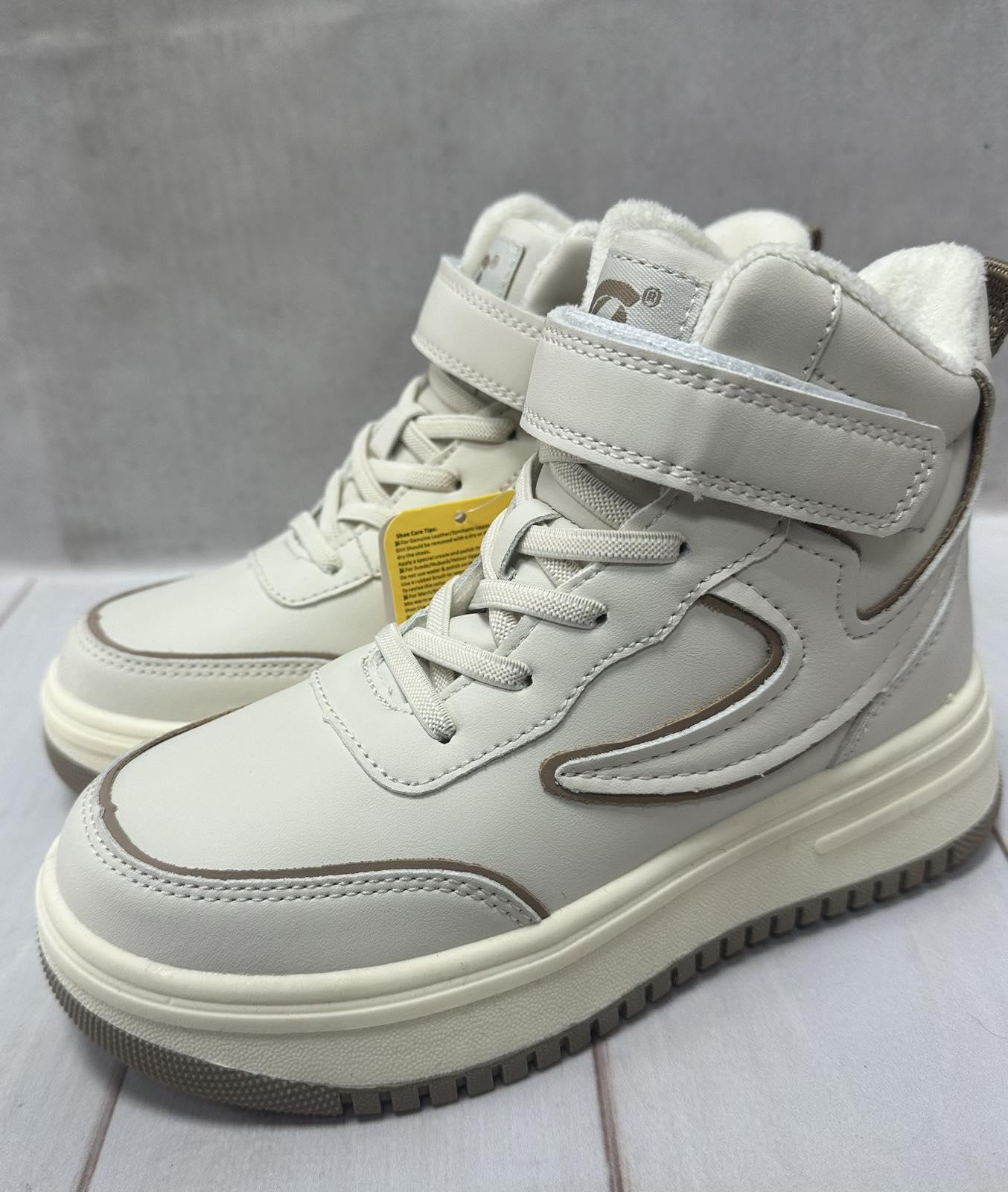 Кросівки зимові дитячі на овчиніClibee р.37 23,5 см Бежевий - фото 4 Кросівки зимові дитячі на овчиніClibee р.37 23,5 см Бежевий - фото 4