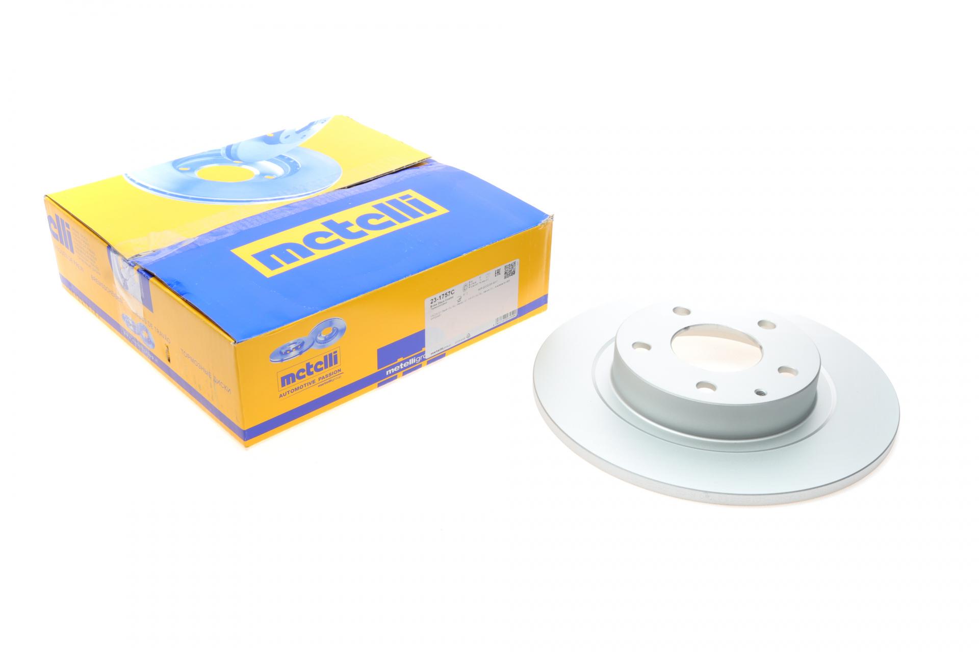 Диск тормозной задний METELLI для Mazda 6 12- 278x10 мм (23-1757C)