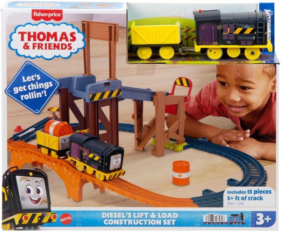 Железная дорога Thomas & Friends Fisher-Price Приключения Дизеля на строительстве (JBW20)
