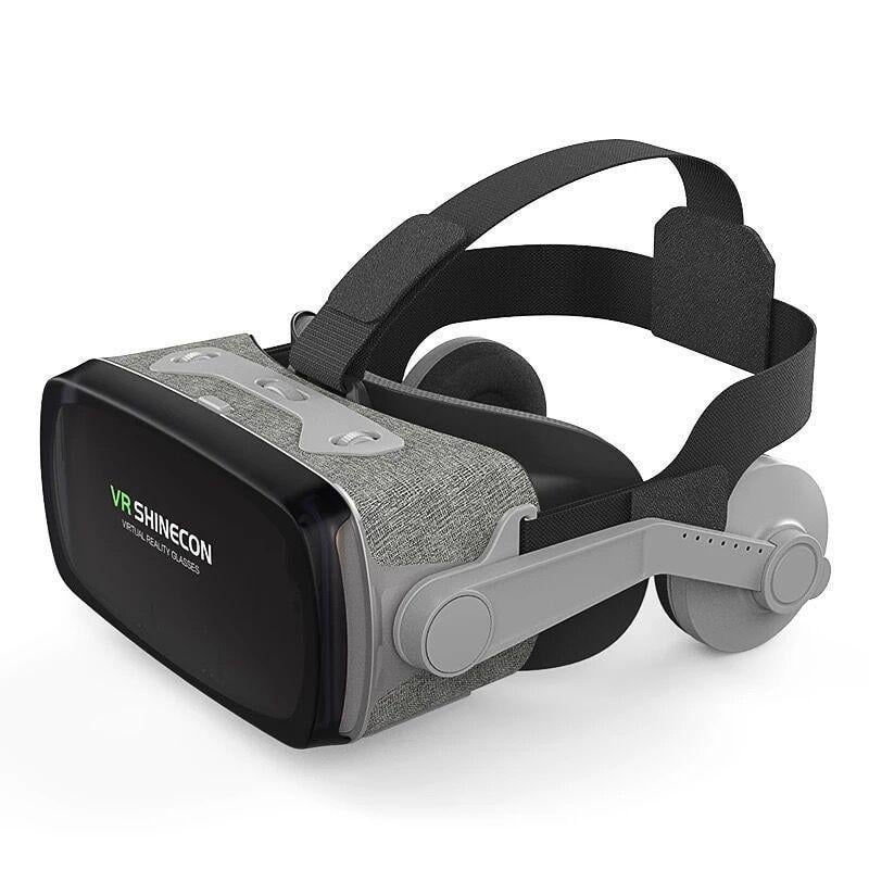 Очки виртуальной реальности VR Shinecon SC-G07E с наушниками для смартфонов 4.0-6.3" Черно-серый