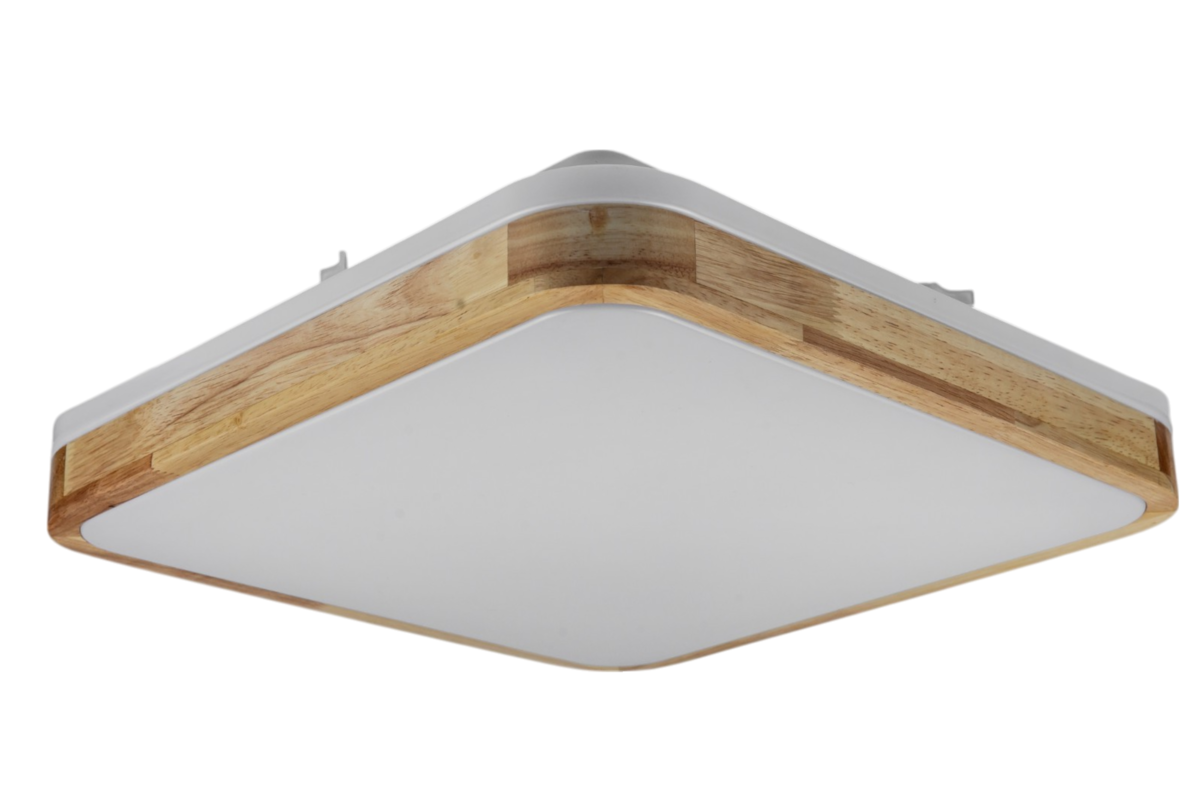 Потолочный светильник GLOW матовый 60W 3000К-6500К с ДК 391х391х65 мм Акация (1560)