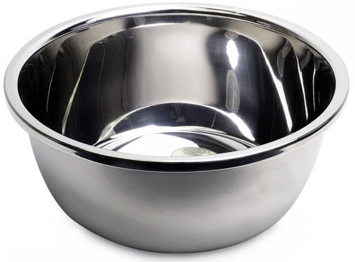 Миска Kamille Sylphia Ø 30 см з нержавіючої сталі з плоским дном (KM-4378)