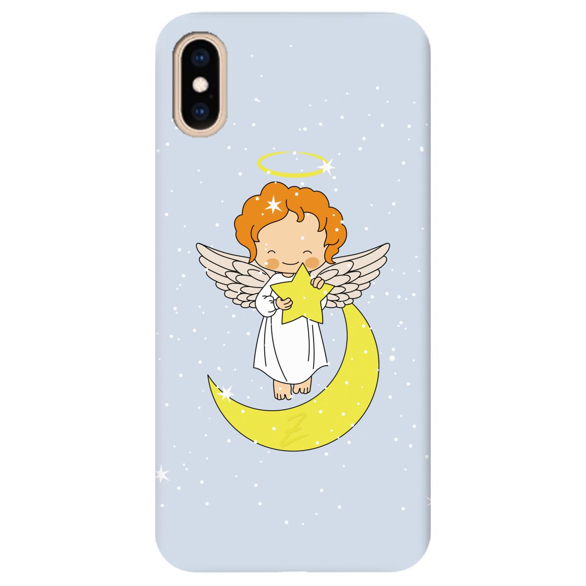 Силиконовый чехол Zorrov для Apple iPhone XS - Angel (11210040206052062) - фото 1