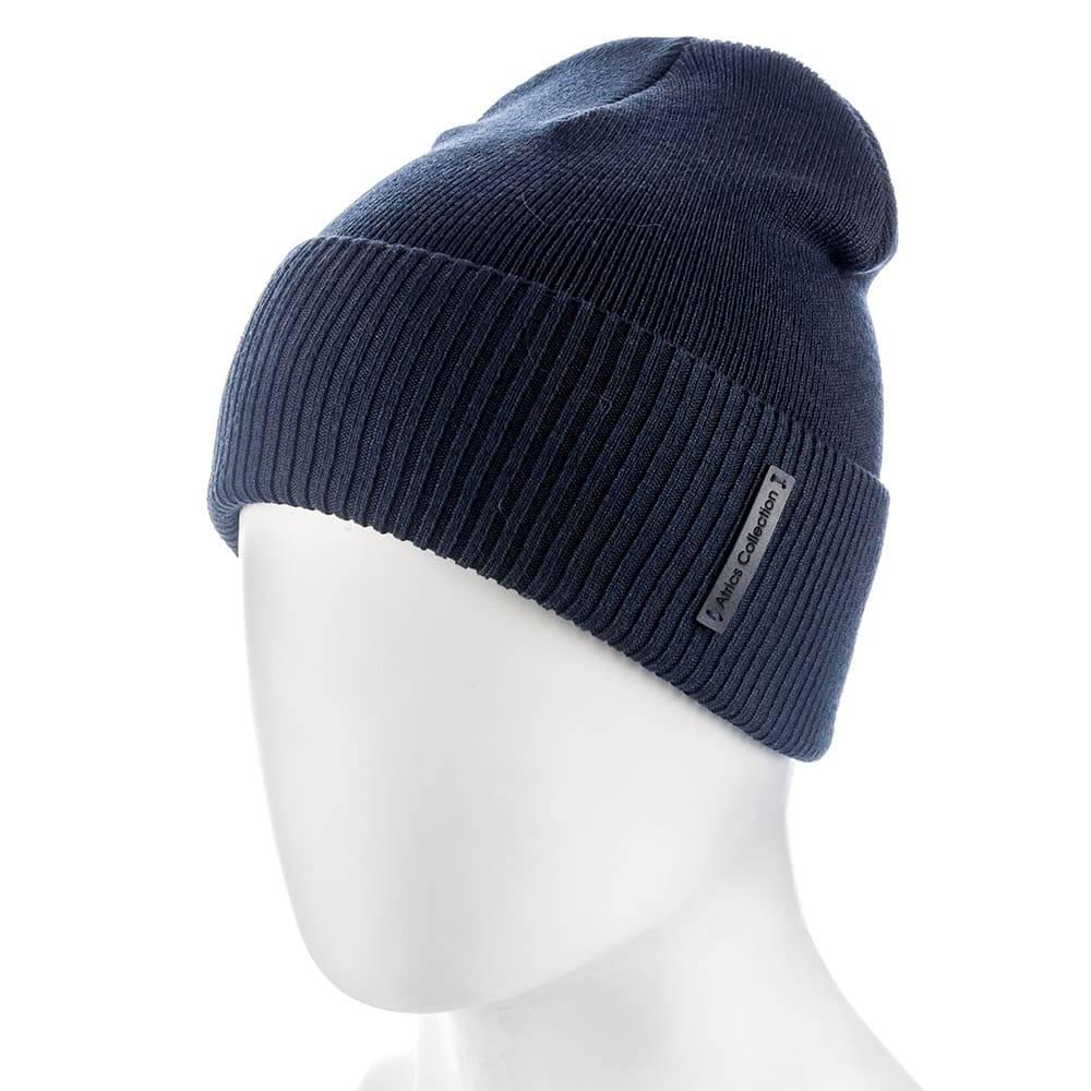 Шапка unisex Actrics UH794 з бавовни Джинсовий