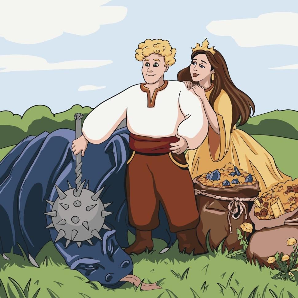 Картина по номерам ART CRAFT Катигорошек 40х40 см (15104-AC)