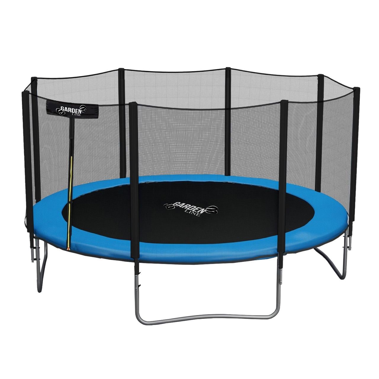 Батут детский CE GS GardenLine TRA9887 374 см с сеткой и стремянкой Батут детский CE GS GardenLine TRA9887 374 см с сеткой и стремянкой