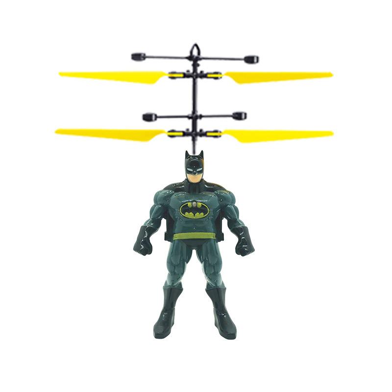 Летающая игрушка индукционная Супер Герой Hero Flying Batman LED с двумя винтами