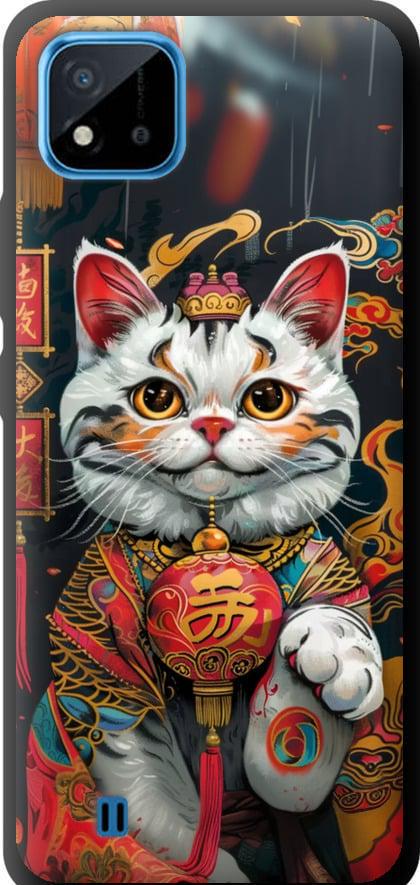 Чехол на Realme C11 2021 China Cat v2 (6135b-2485-42517)