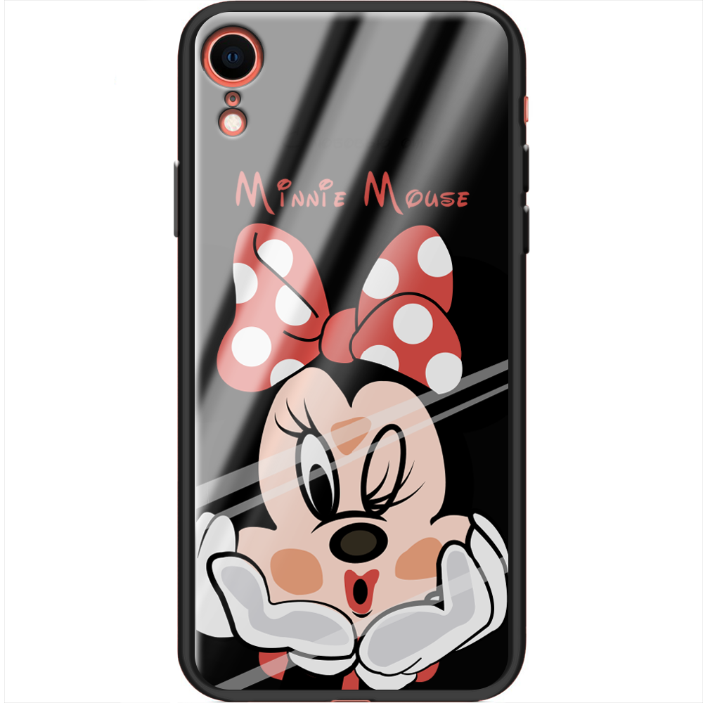 Чохол Boxface iPhone XR Lady M Чорний силікон зі склом (35417-cc59-37736)