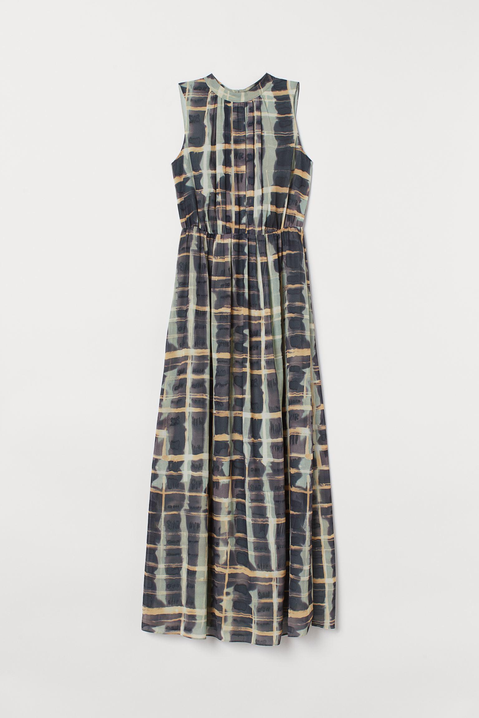 Платье H&M Узор р. 36 Зеленый (1612872172)