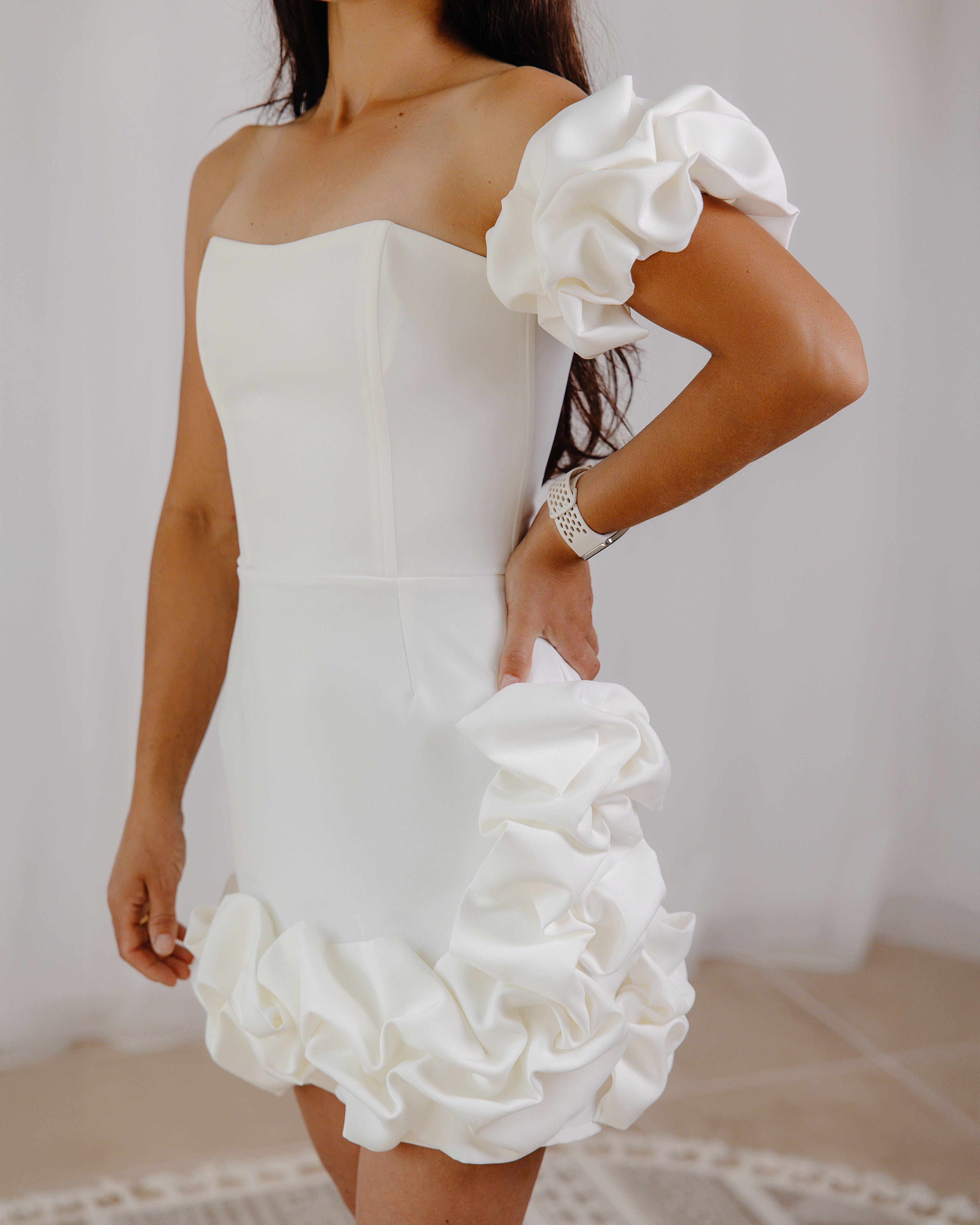 Платье вечернее XS Белый (0002369-XS) - фото 2 Платье вечернее XS Белый (0002369-XS) - фото 2