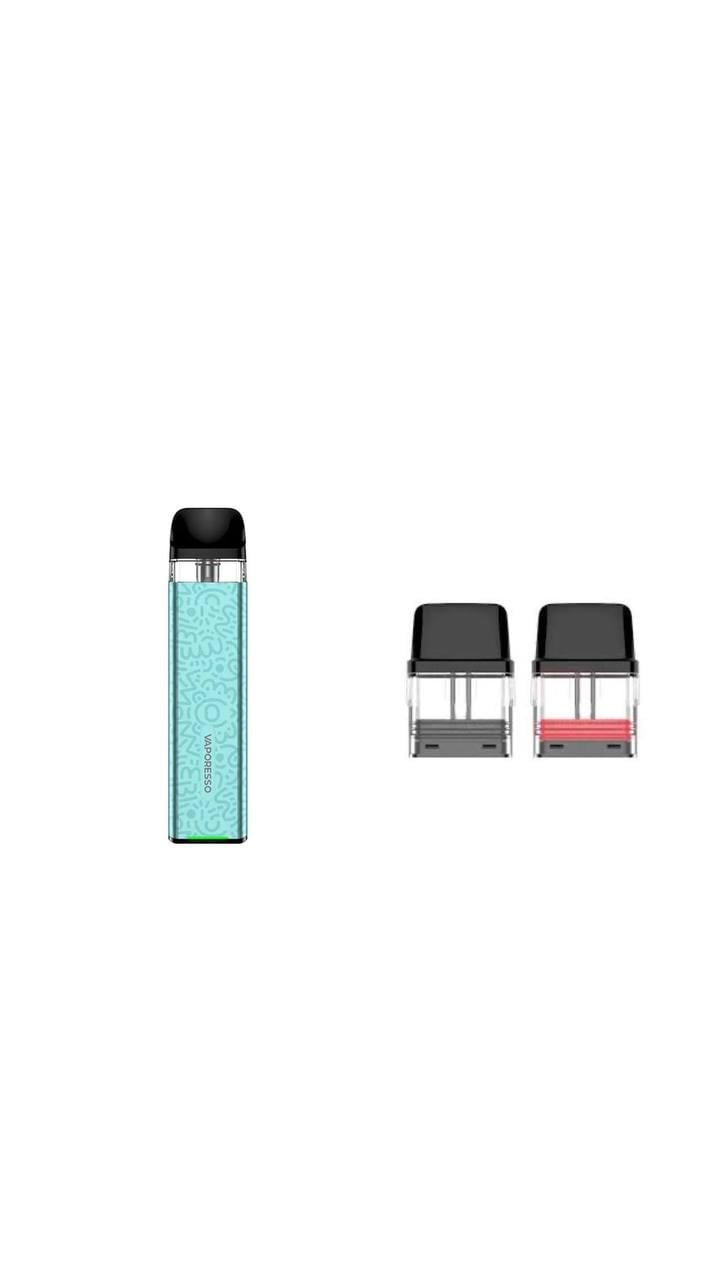 Електронна сигарета Vaporesso Xros 3 mini з двома картриджами без рідини Aqua Green (18954217) - фото 1