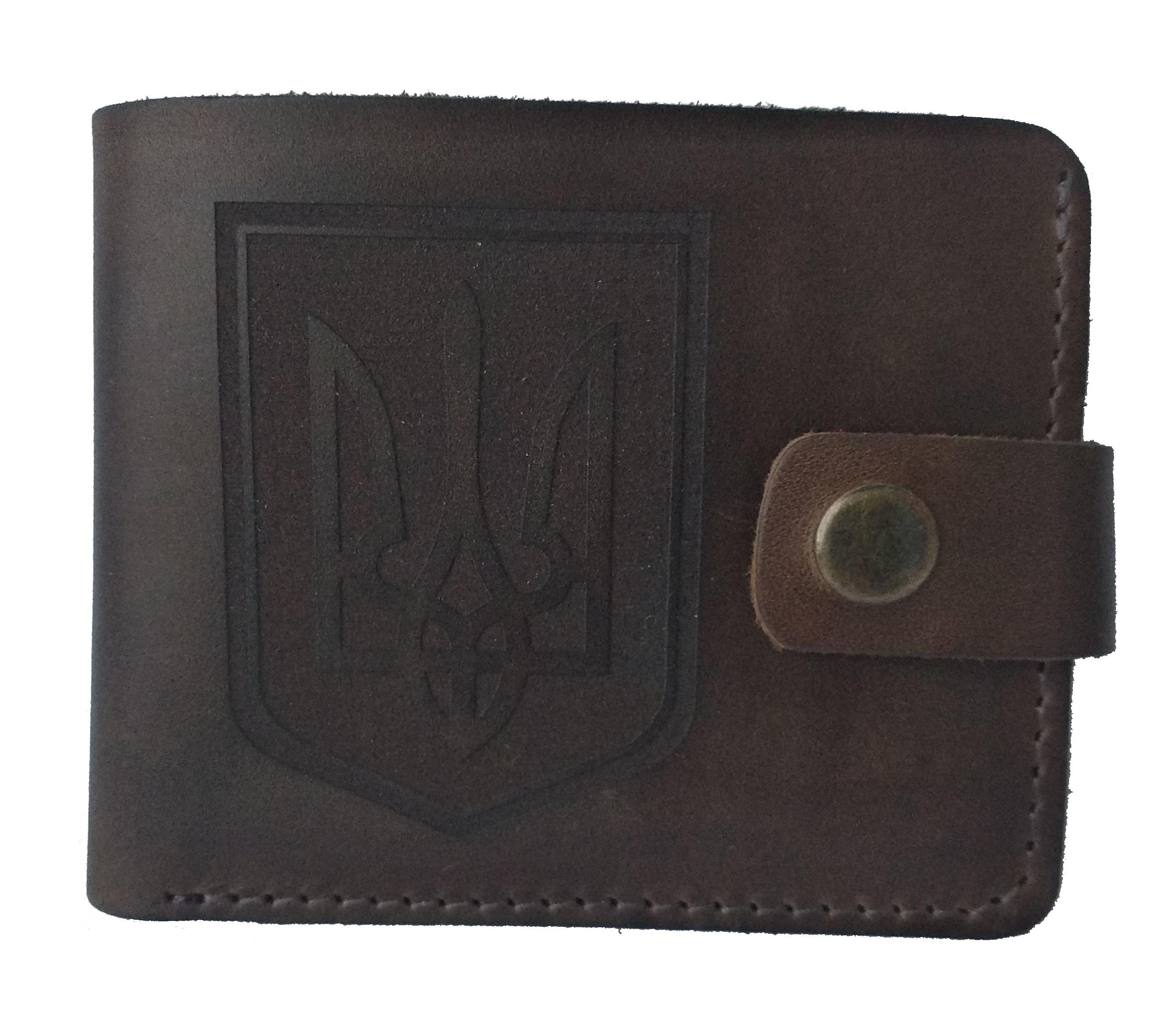 Кошелек кожаный с именной гравировкой Best унисекс ручной работы 11х9 см Коричневый Кошелек кожаный с именной гравировкой Best унисекс ручной работы 11х9 см Коричневый