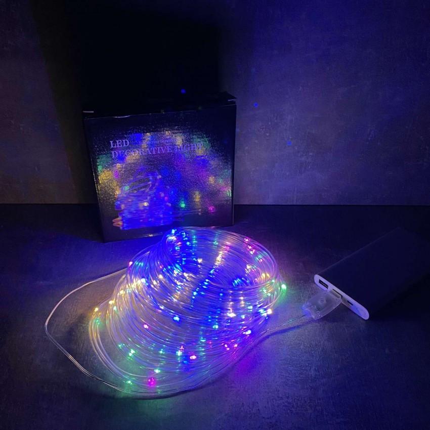 Гирлянда USB Xmas Pipe 7284 100 LED WW-3 10 м Разноцветный (1721569065)