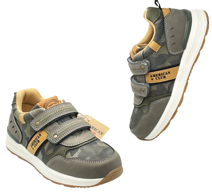 Кросівки для хлопчиків American Club XD129-24/30 р. 30 Хакі - фото 2