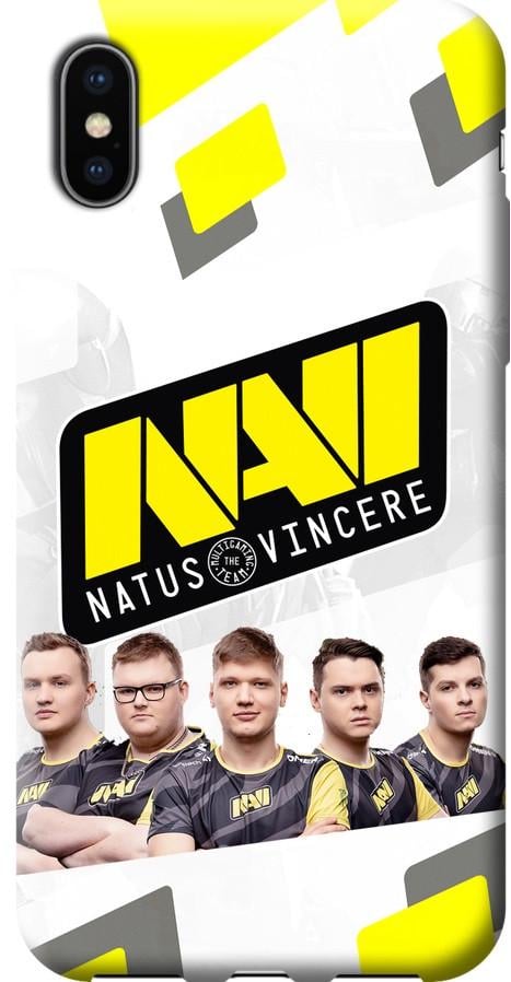 Чехол силиконовый FTS для Apple iPhone X/Xs Natus Vincere 2020 (6052CCY9S)