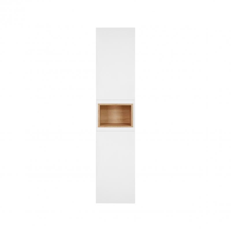 Пенал подвесной Q-tap Robin 350х1650х316 White/Whitish oak (QT1376PP1651RWWO)