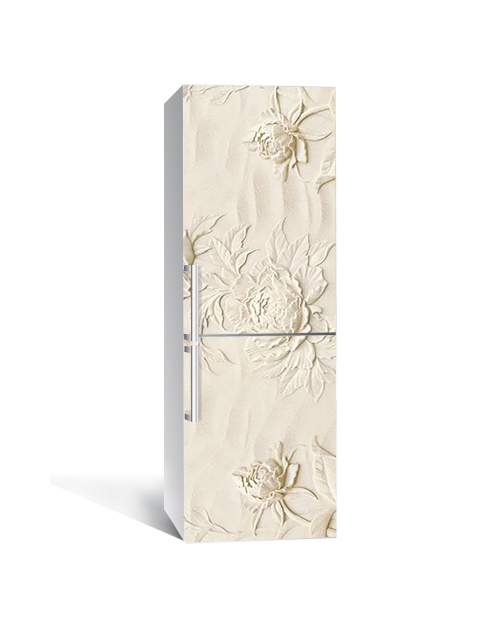 Наклейка 3D на холодильник Zatarga Оттиски пиона 650х2000 мм (1323452843)