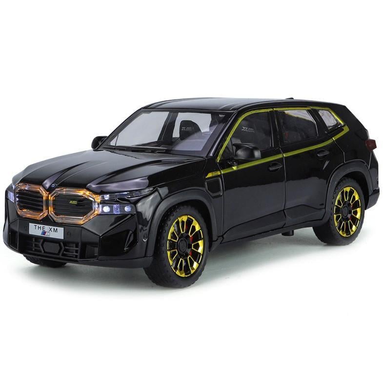 Игрушечная машинка коллекционная BMW XM металлическая 1:24 инерционная со звуком и светом/открывающаяся дверь (34844043)