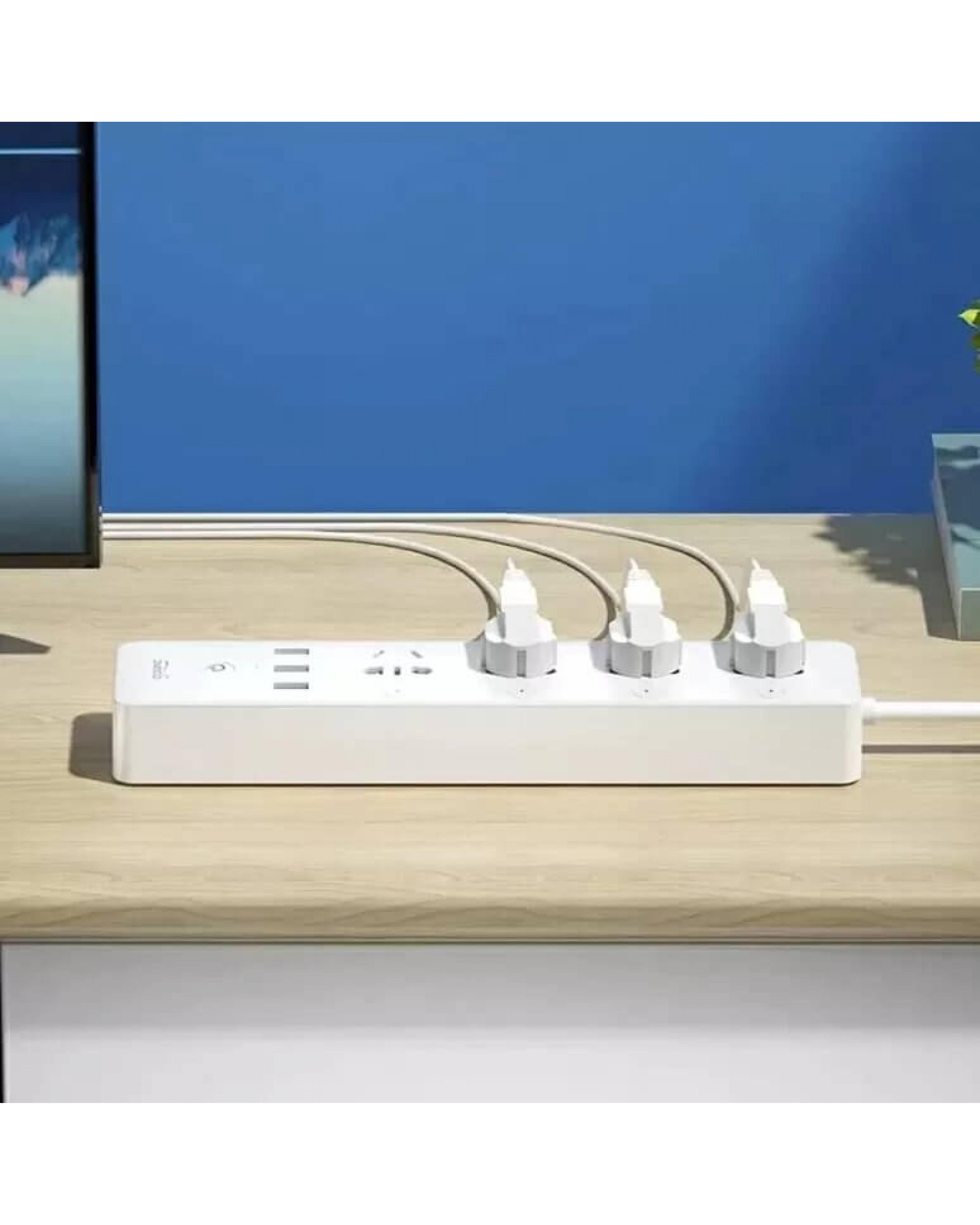 Фильтр сетевой Gosund Smart Power Strip CP5 4 розетки/3 USB White - фото 3