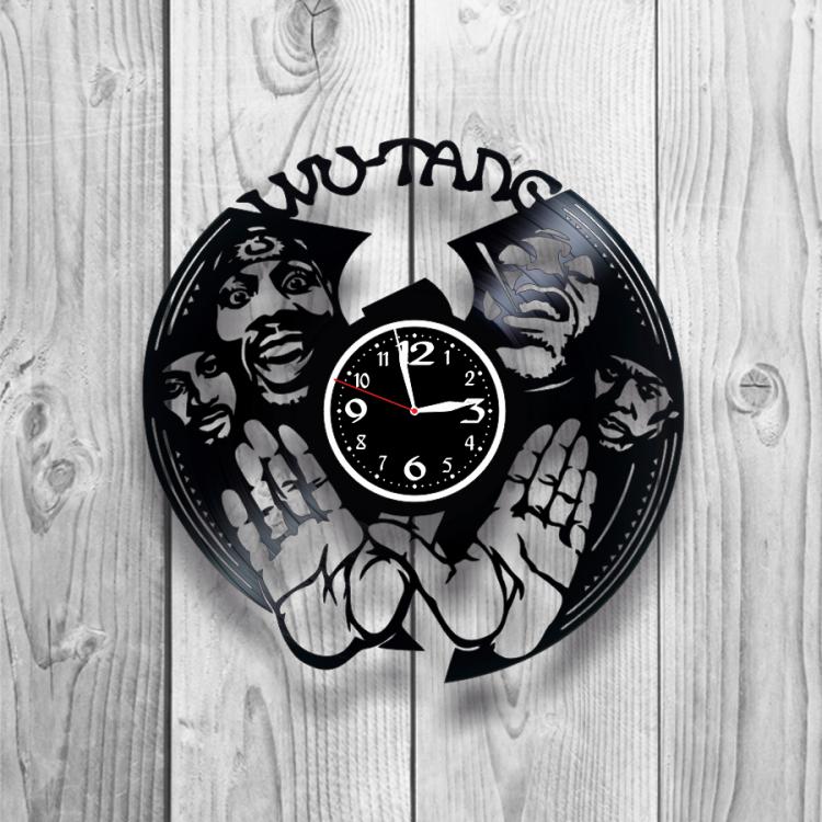 Часы настенные Wu-Tang Clan 0515 из виниловой пластинки