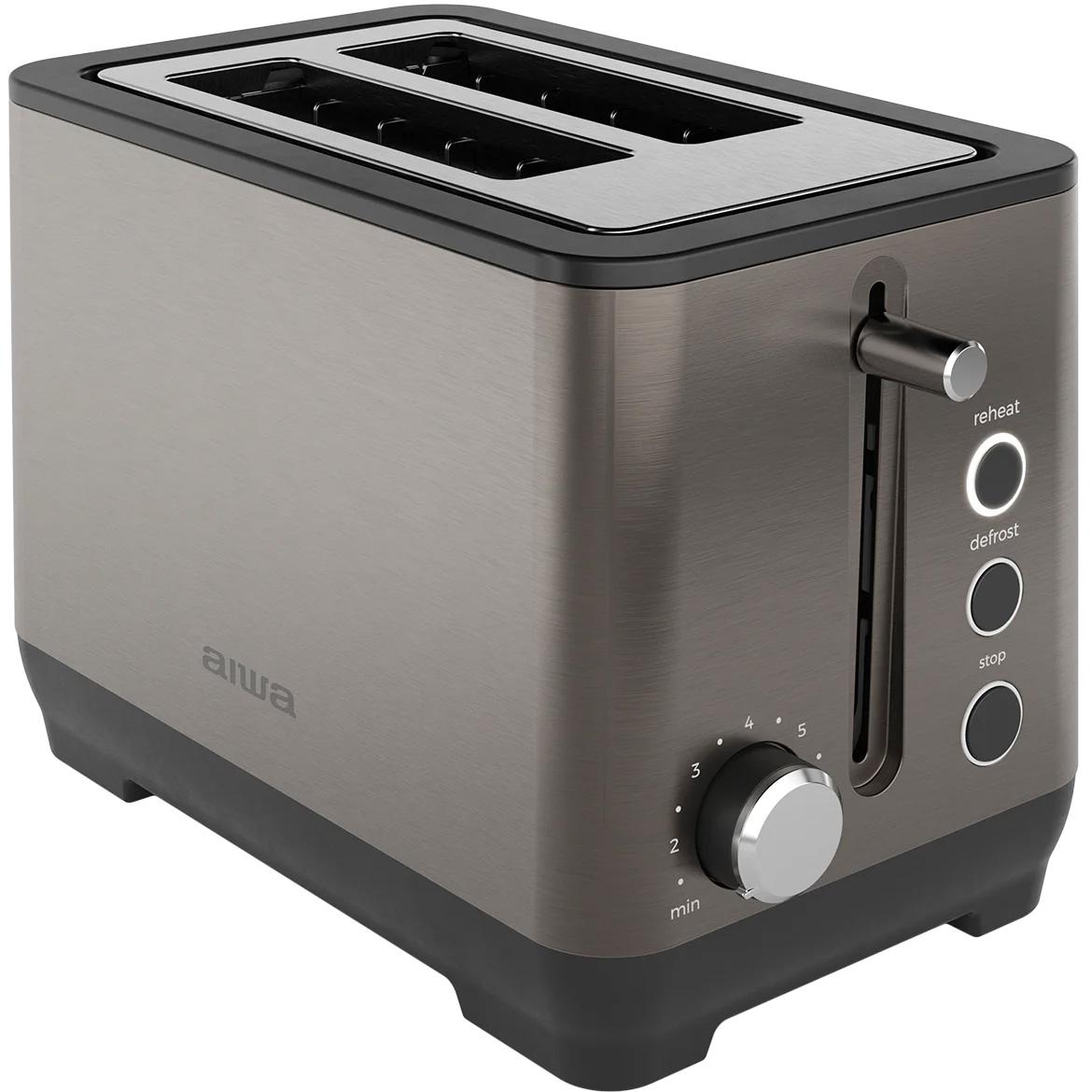 Тостер AIWA KOTAN ABT-1000 с 2 отделениями и функцией размораживания 7 режимов 1000 Вт Коричневый (f860caf6)