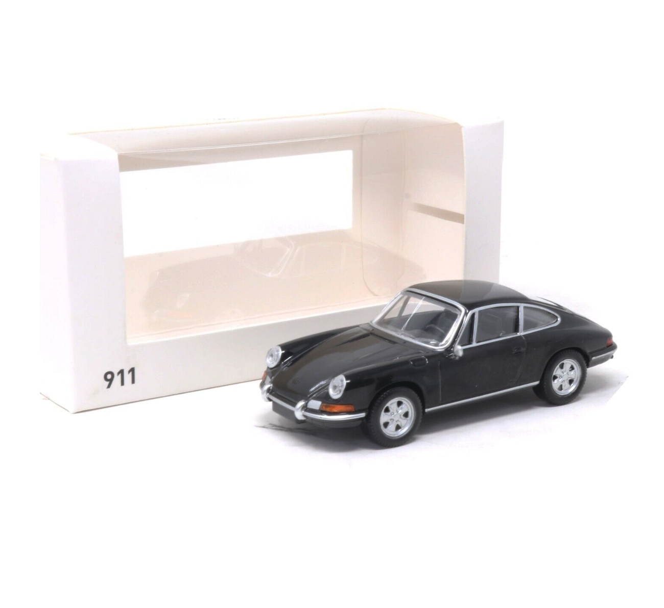Модель автомобиля Norev 1:43 Porsche 911 901 1969 Black (750038) - фото 3