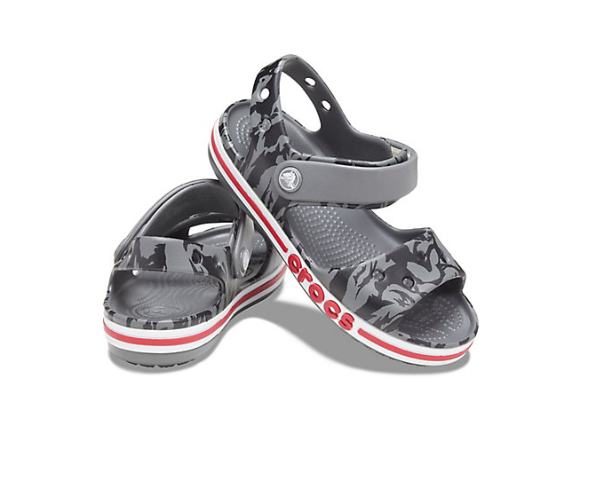 Сандалії для хлопчика Crocs Bayaband kids Printed Sandal Slate Grey р. 23/24 Сірий (25718) Сандалії для хлопчика Crocs Bayaband kids Printed Sandal Slate Grey р. 23/24 Сірий (25718)
