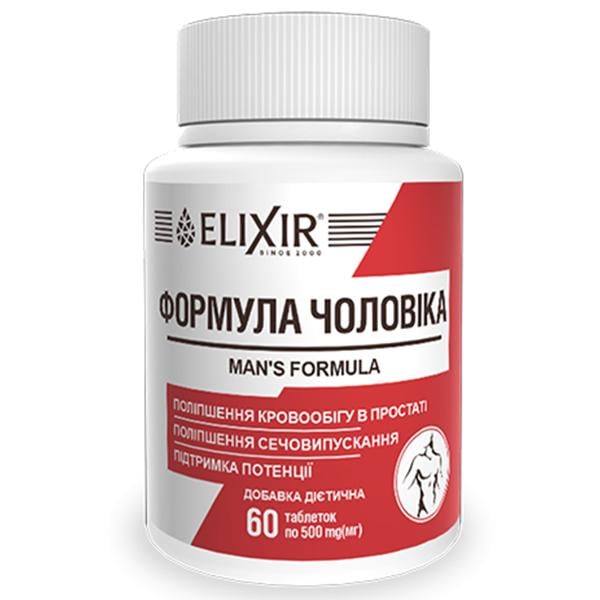 Комплекс для здоровья предстательной железы Elixir Man`s Formula 60 табл. (000025517)