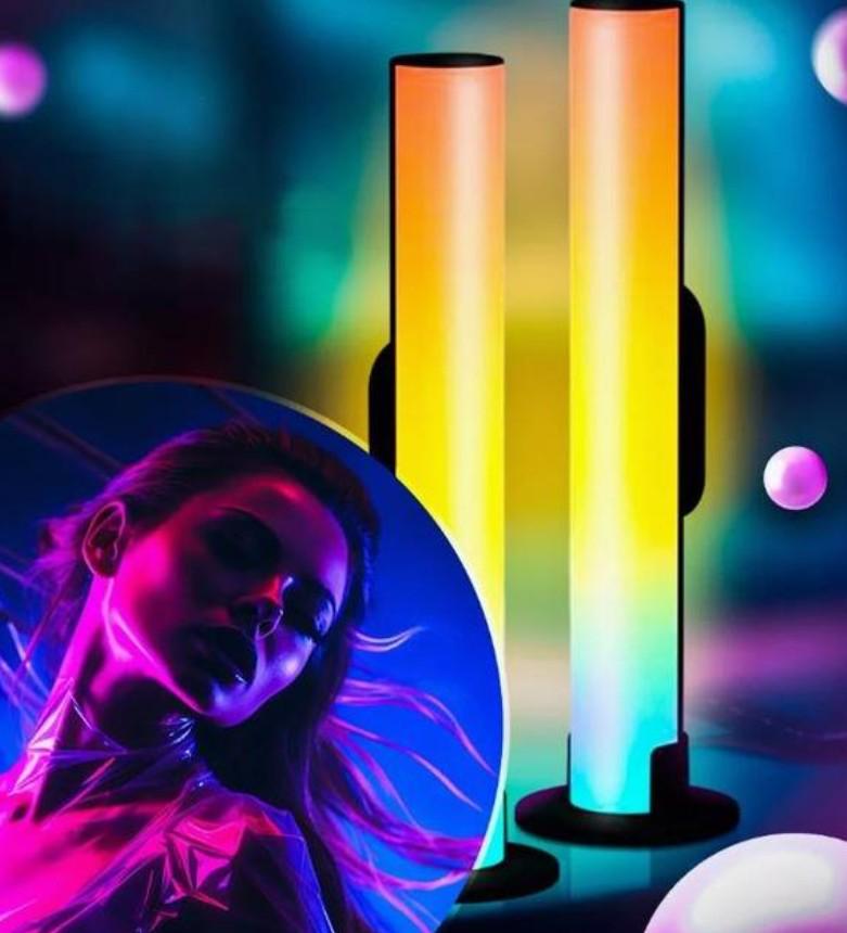 Набір ламп Desktop RGB світломузика на робочий стіл 25 см 2 шт. (546) - фото 5 Набір ламп Desktop RGB світломузика на робочий стіл 25 см 2 шт. (546) - фото 5