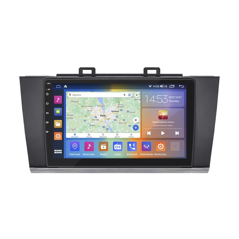 Автомагнітола штатна Lesko 4G/CarPlay/GPS/Wi-Fi для Subaru Legacy VI 2014-2017 4/64Gb 9" (1726591270)