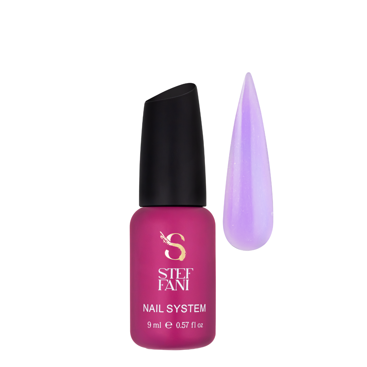 База для гель-лаку камуфлююча Steffani Cover Base 9 мл 54 Світло-лілова з шимером (13350867)