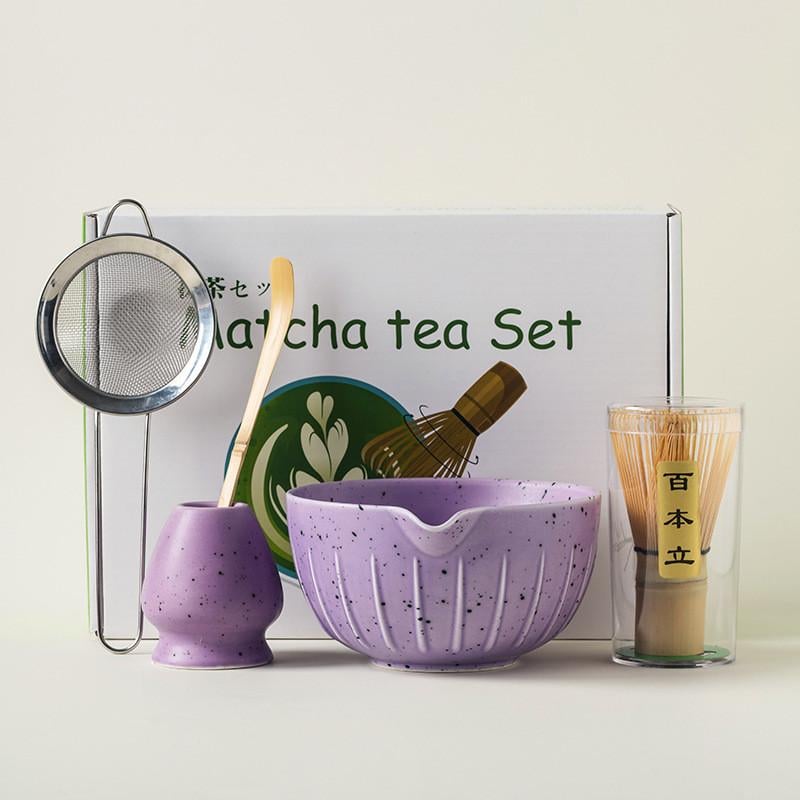 Набор для чая-матча Lesko Matcha 3125 7 пр. Purple (25713993) - фото 6 Набор для чая-матча Lesko Matcha 3125 7 пр. Purple (25713993) - фото 6