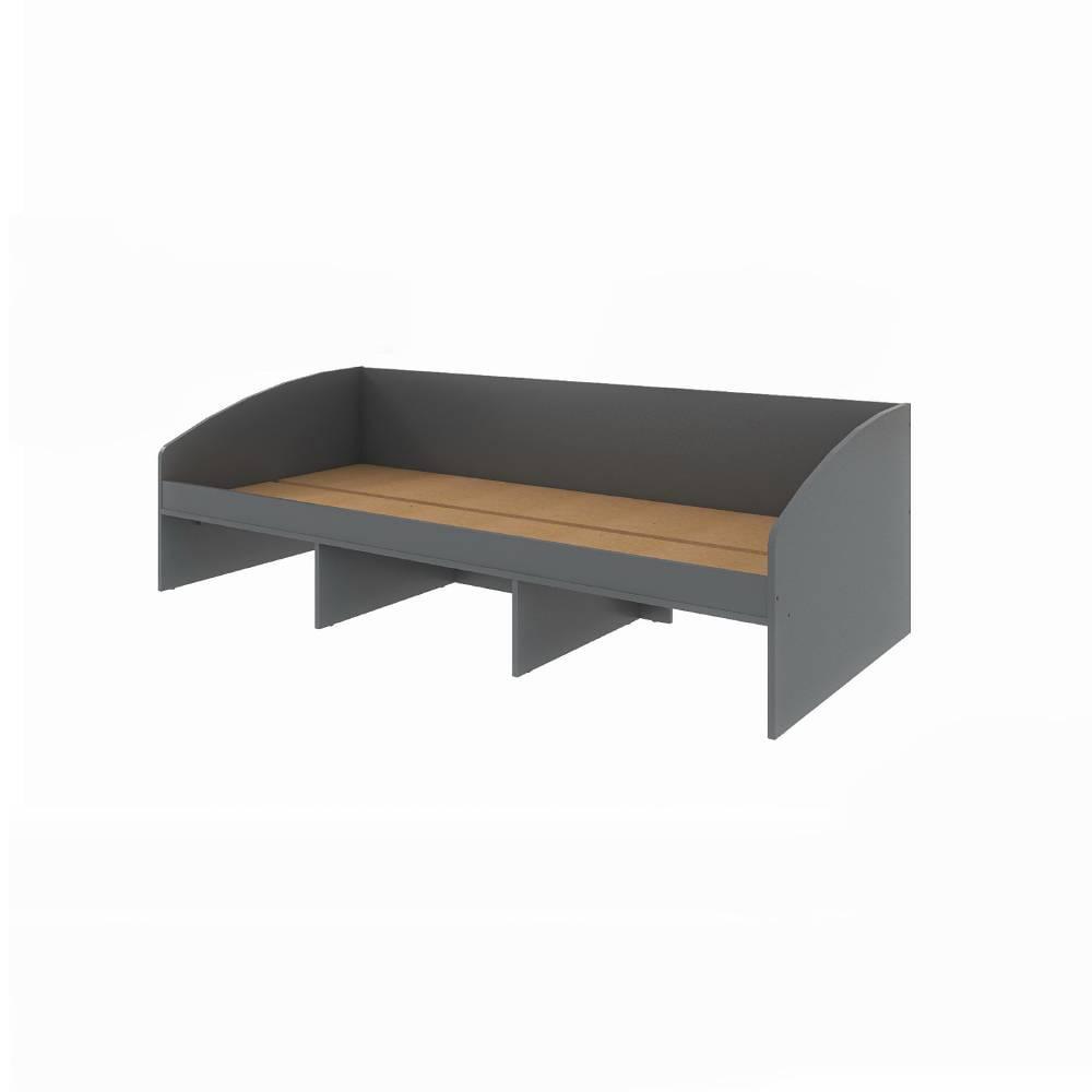 Кровать односпальная Эверест Комфорт 3 без матраса 193х84х59 см Графит без матраса - фото 2 Кровать односпальная Эверест Комфорт 3 без матраса 193х84х59 см Графит без матраса - фото 2