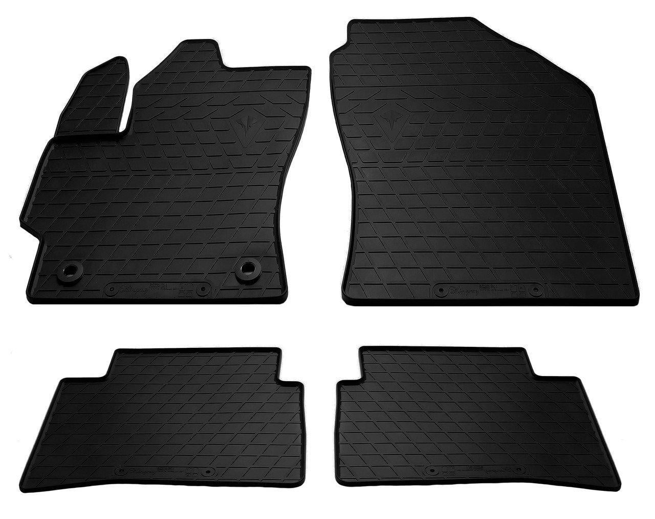 Коврики резиновые Stingray для Toyota Corolla 18 design 2016 with plastic clips TL 4 шт. (1022444)