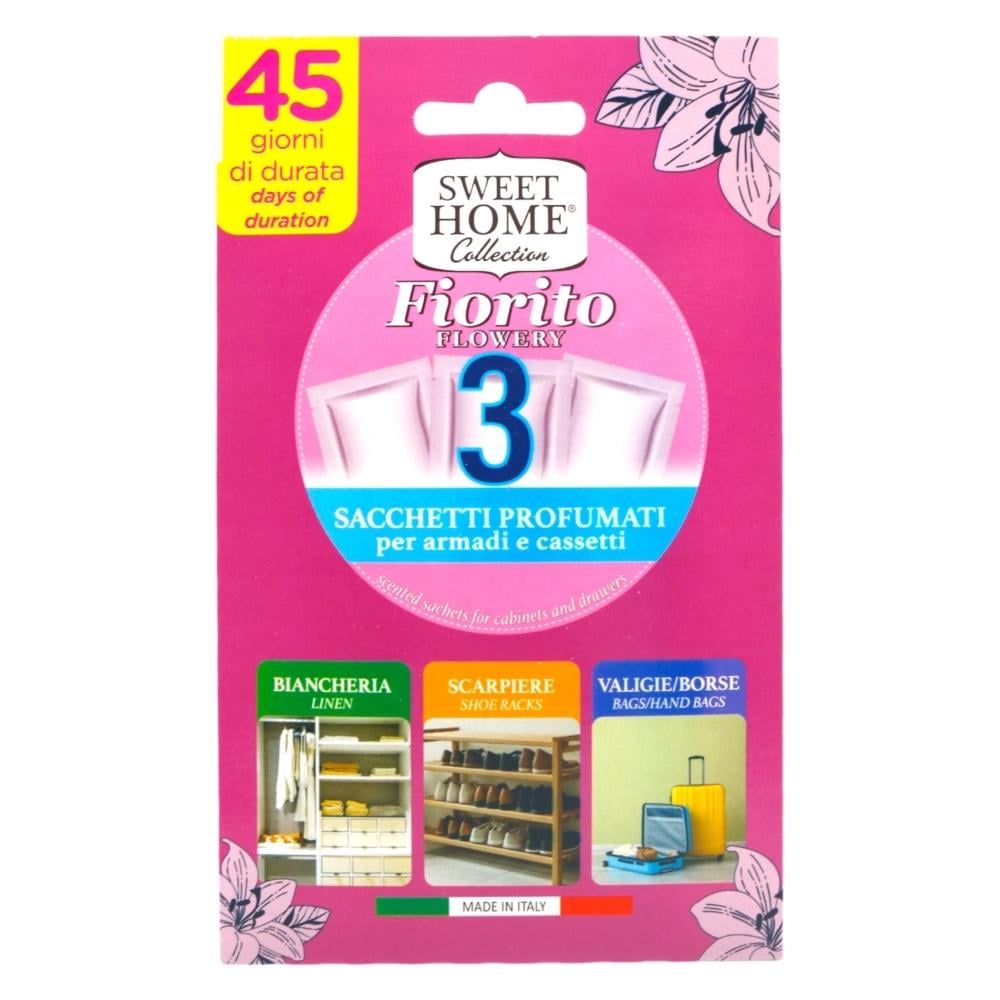 Ароматизатор для шафи Sweet Home Квітковий в пластинах 3 шт. (НФ-00006186)