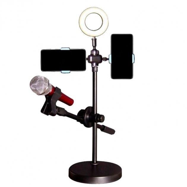 Световое кольцо для фото и видео с поддержкой микрофона (HA-12)